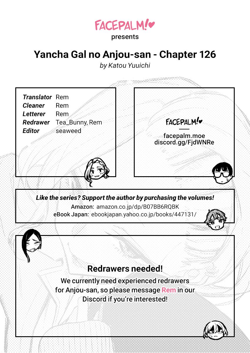 Yancha Gal no Anjou-san Chap 126 - Next Chap 127