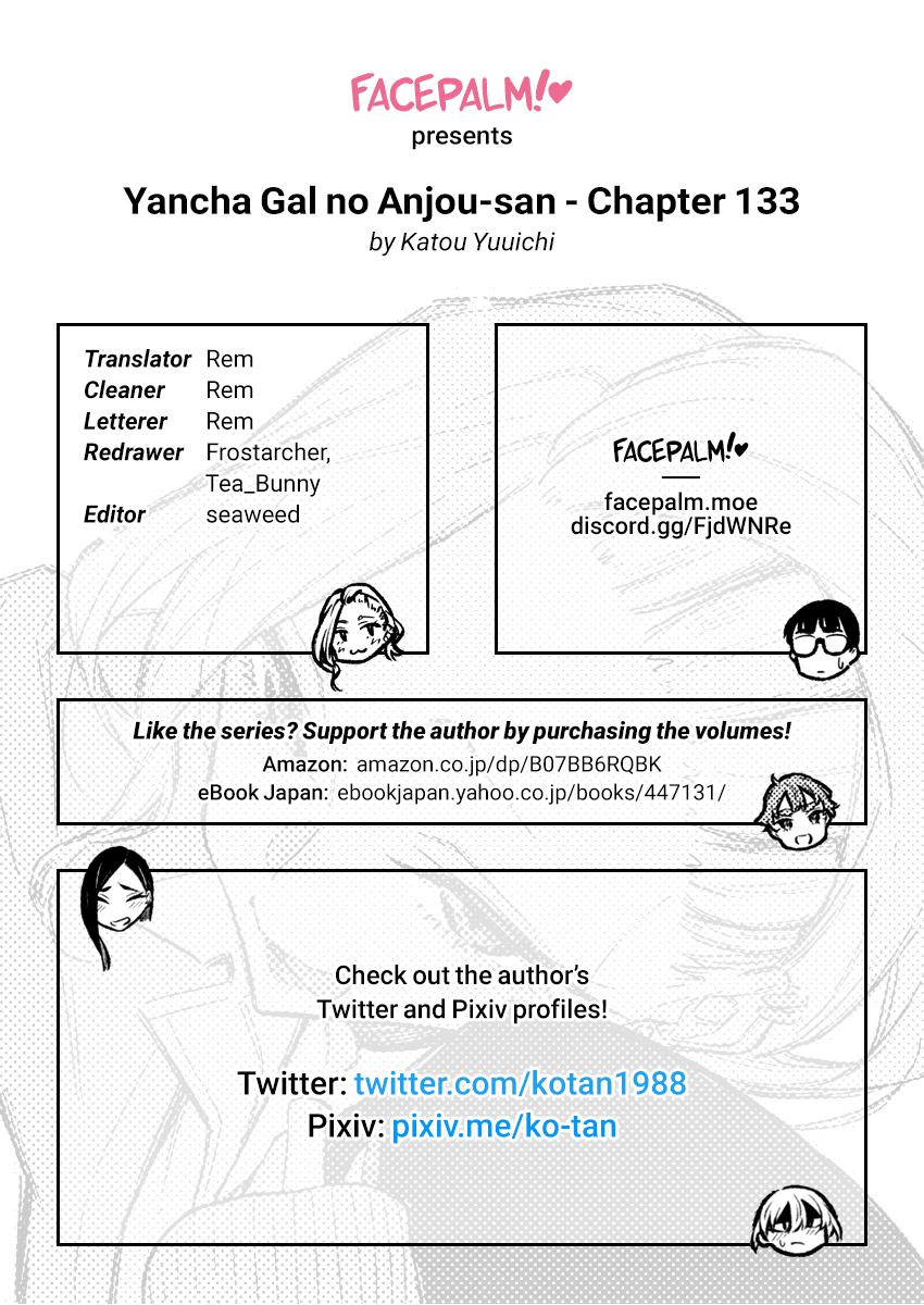 Yancha Gal no Anjou-san Chap 133 - Next Chap 134