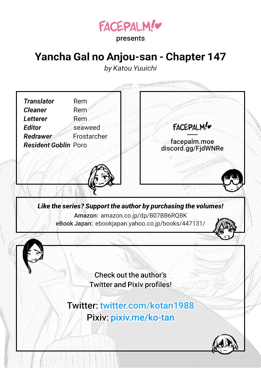 Yancha Gal no Anjou-san Chap 147 - Next Chap 148