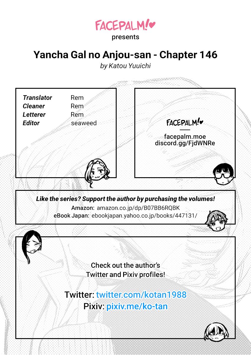 Yancha Gal no Anjou-san Chap 146 - Next Chap 147