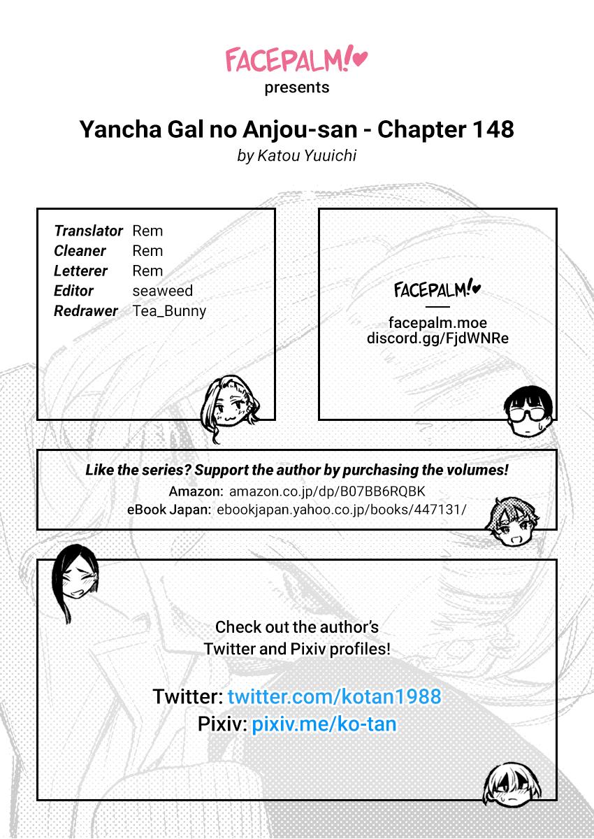 Yancha Gal no Anjou-san Chap 148 - Next Chap 149
