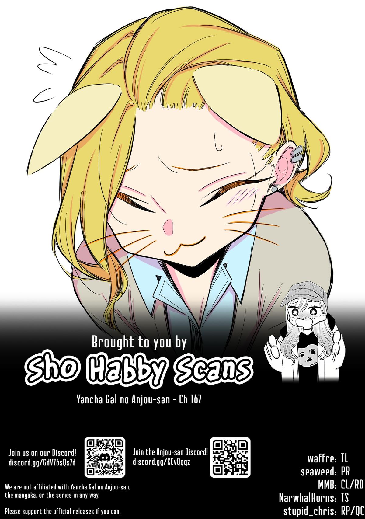 Yancha Gal no Anjou-san Chap 167 - Next Chap 168