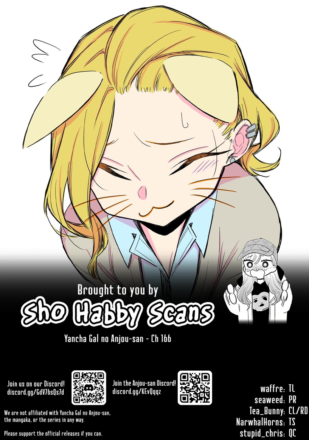 Yancha Gal no Anjou-san Chap 166 - Next Chap 167