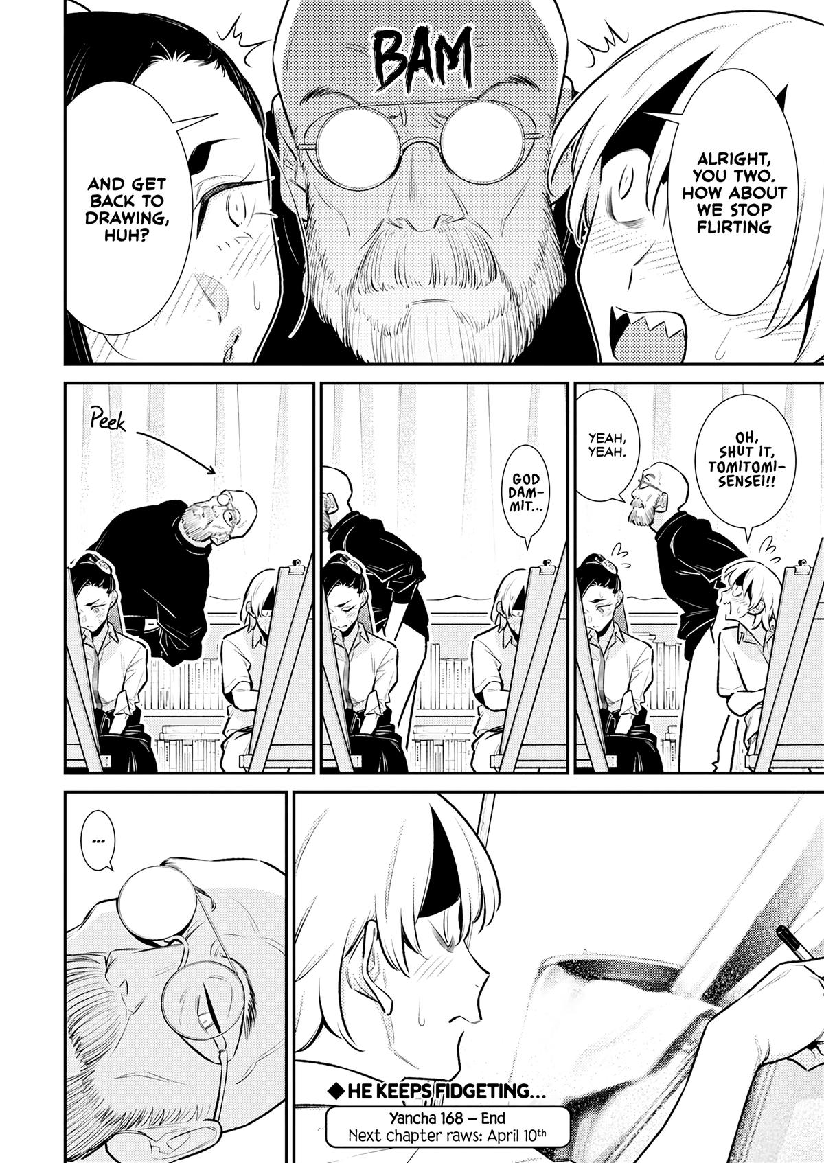 Yancha Gal no Anjou-san Chap 168 - Next Chap 169