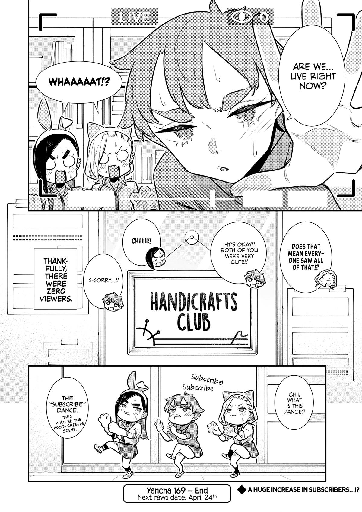 Yancha Gal no Anjou-san Chap 169 - Next Chap 170