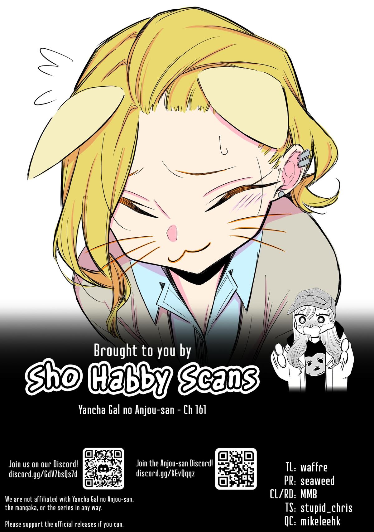 Yancha Gal no Anjou-san Chap 161 - Next Chap 162