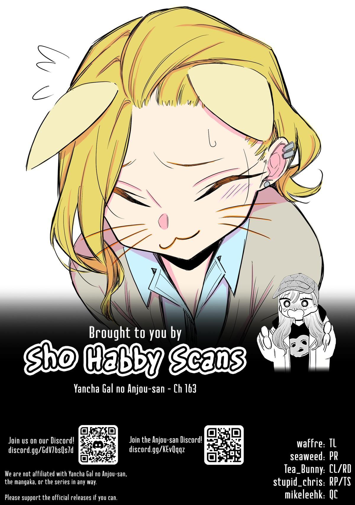 Yancha Gal no Anjou-san Chap 163 - Next Chap 164