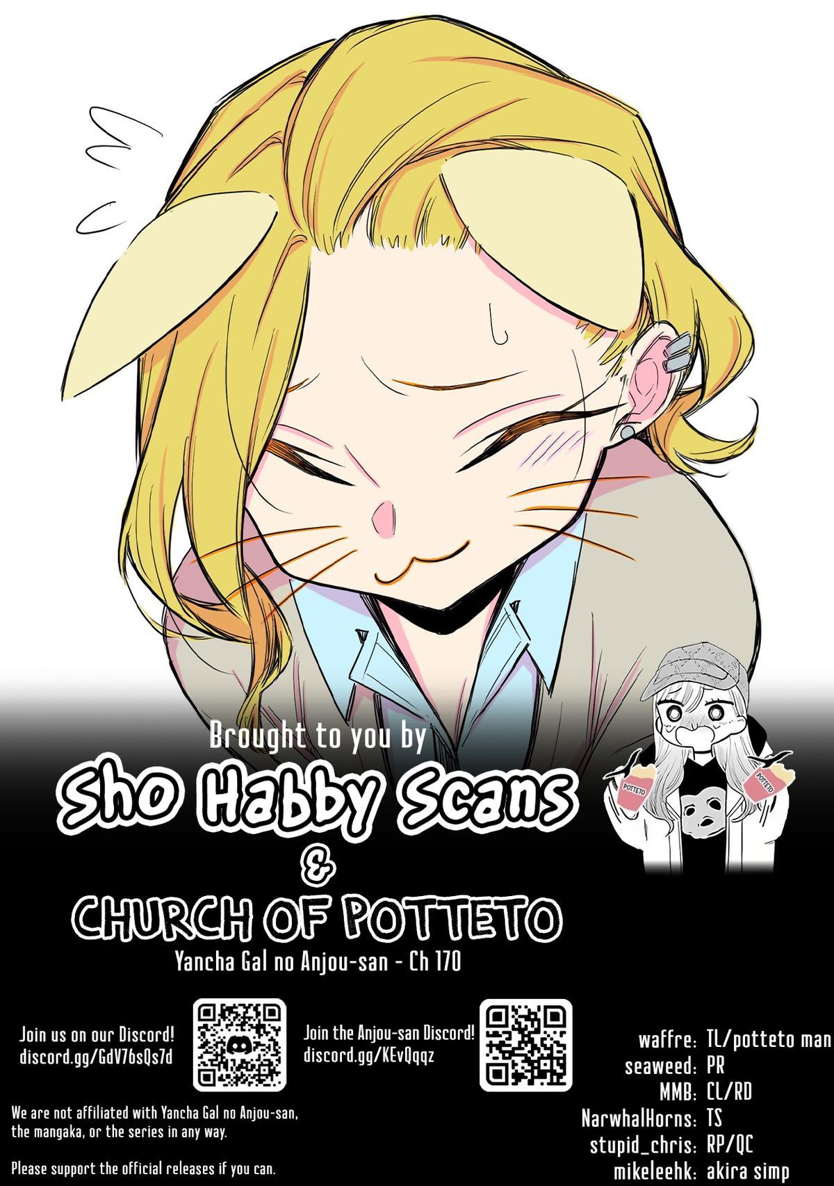 Yancha Gal no Anjou-san Chap 170 - Next Chap 171