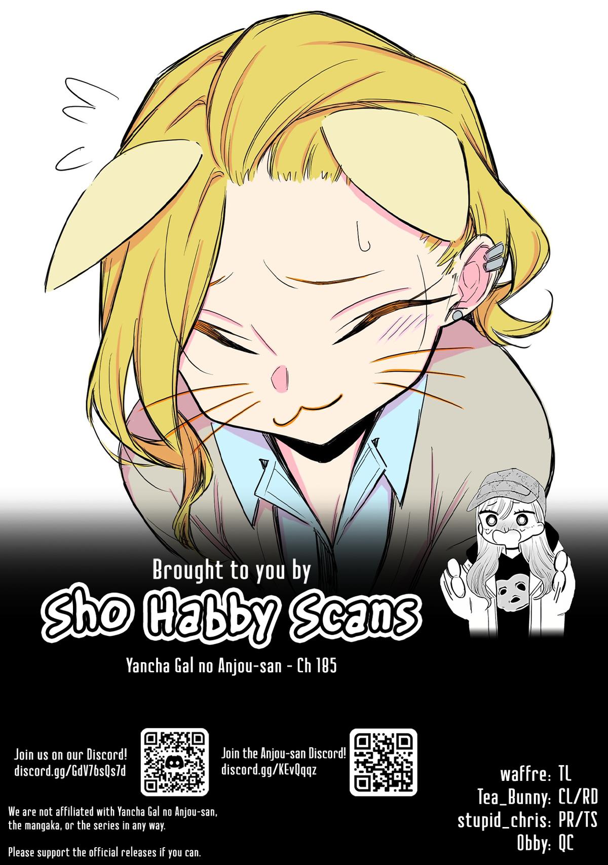 Yancha Gal no Anjou-san Chap 185 - Next Chap 186