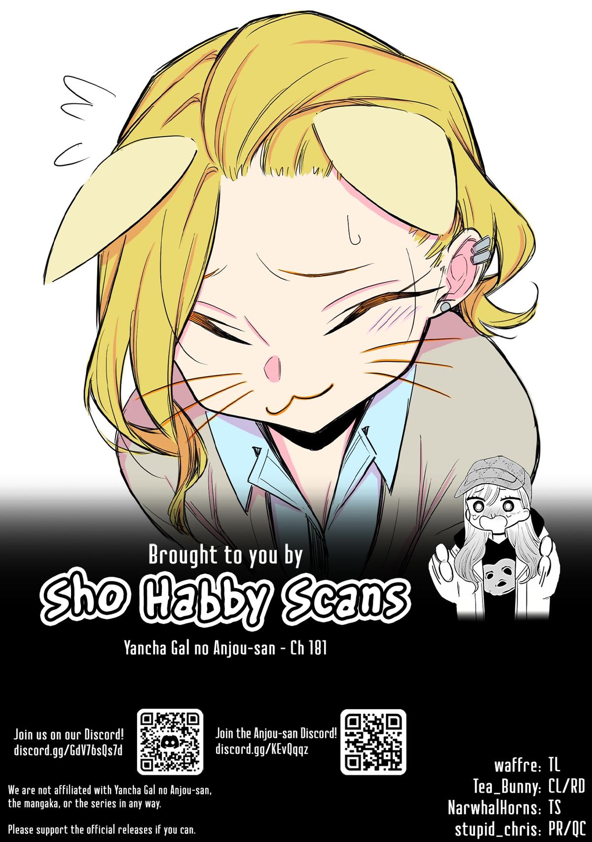 Yancha Gal no Anjou-san Chap 181 - Next Chap 182