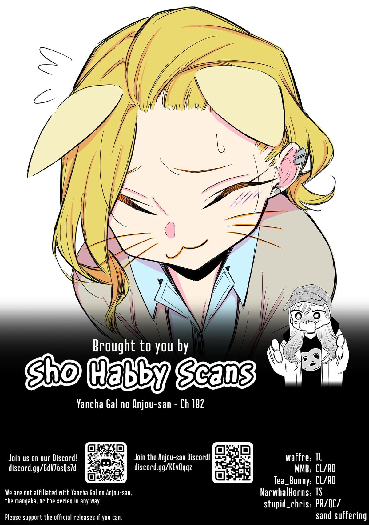 Yancha Gal no Anjou-san Chap 182 - Next Chap 183