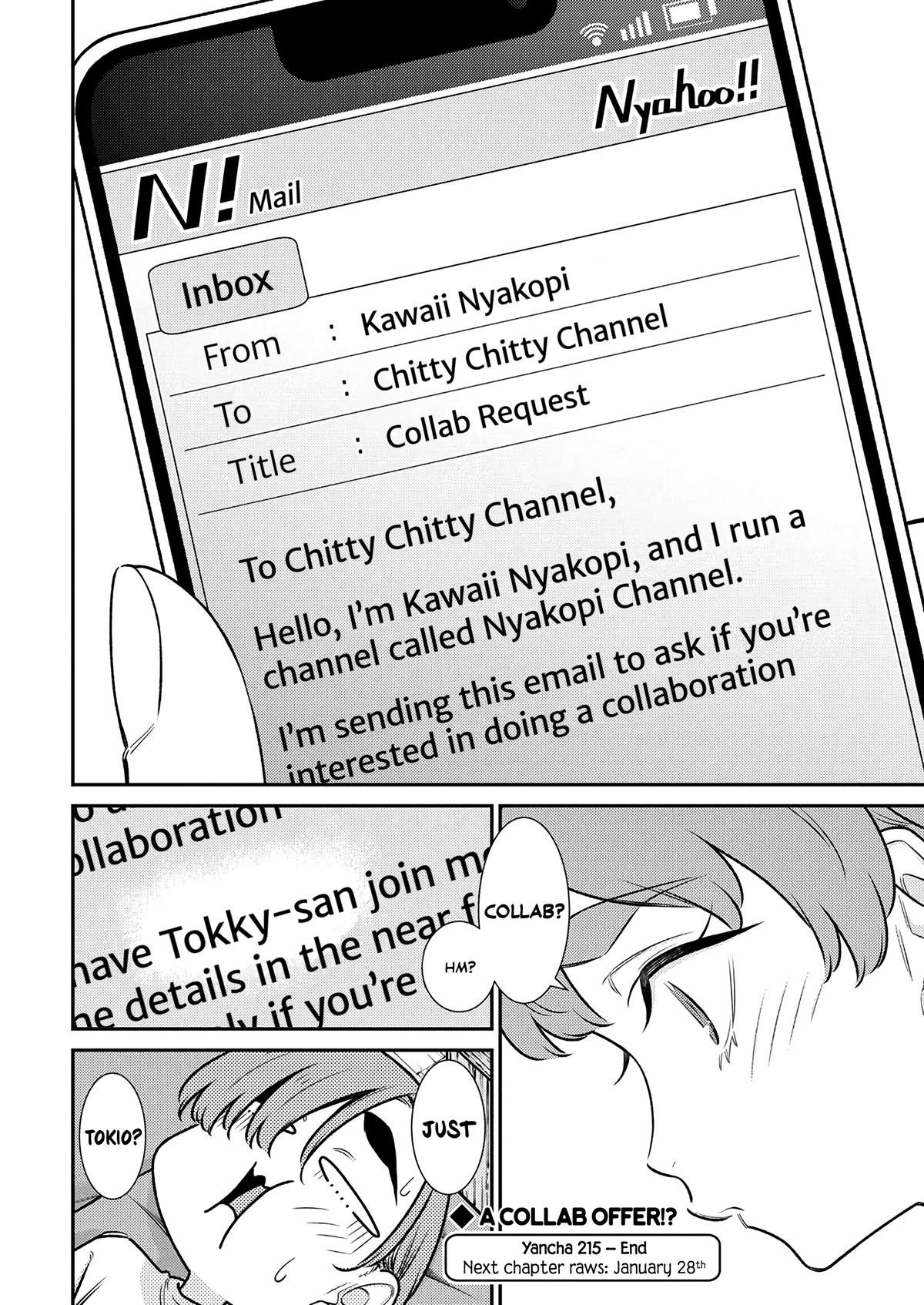 Yancha Gal no Anjou-san Chap 215 - Next Chap 216