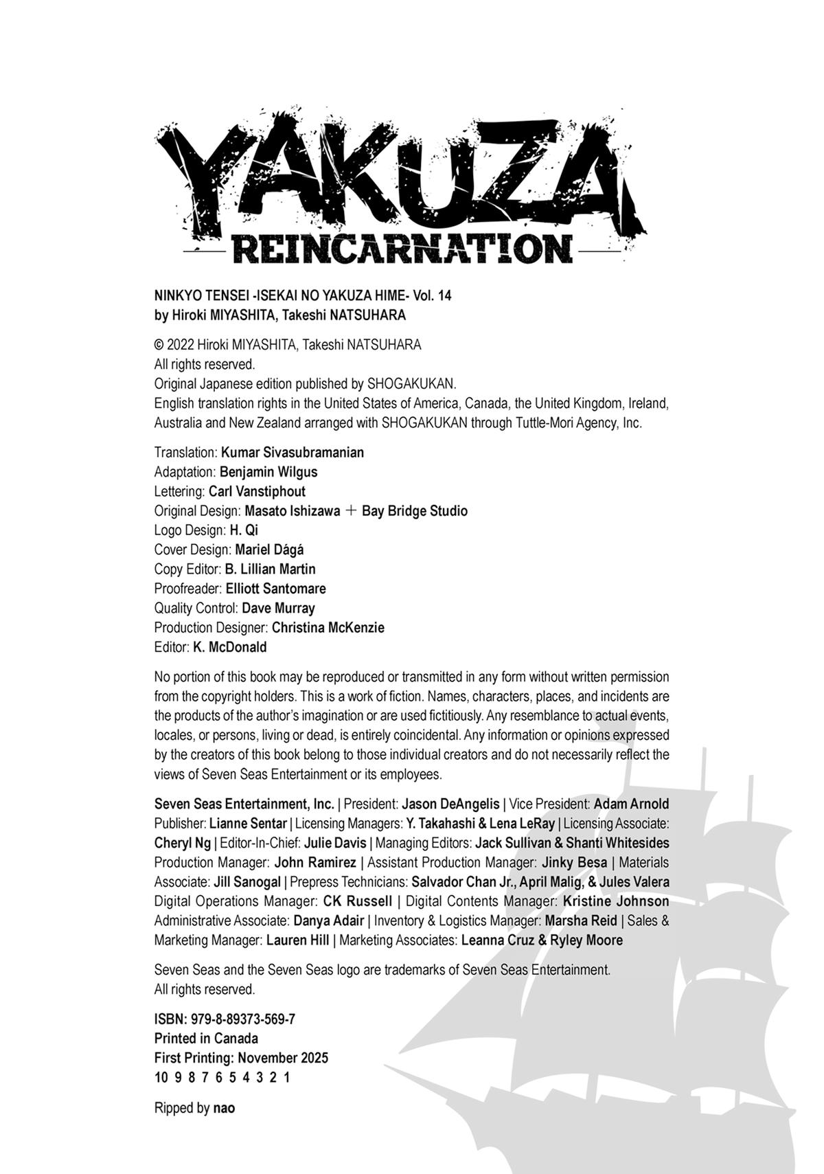 Yakuza Reincarnation Chap 56 - Next Chap 57