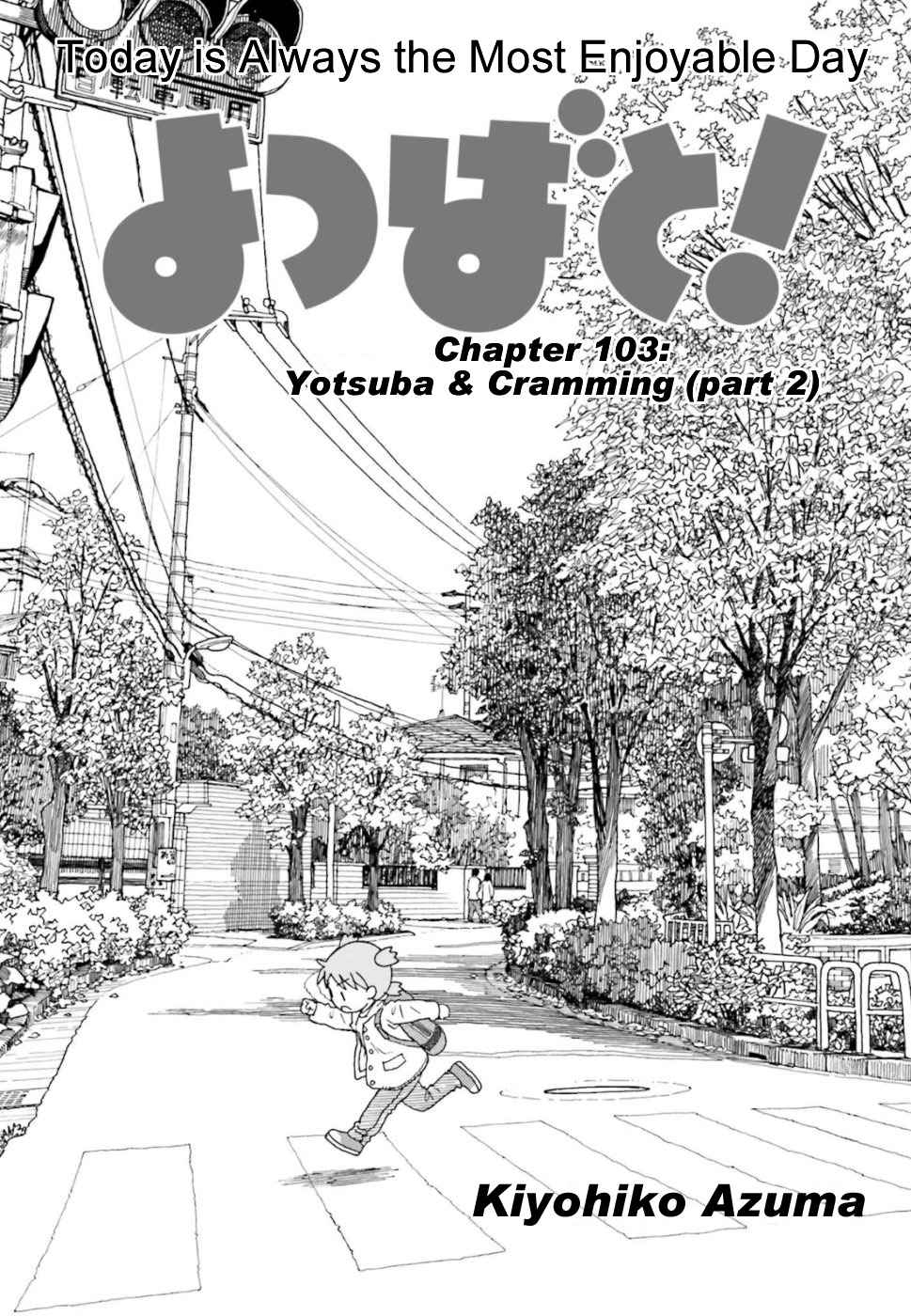 Yotsuba&! Chap 103.8 - Next Chap 104.8