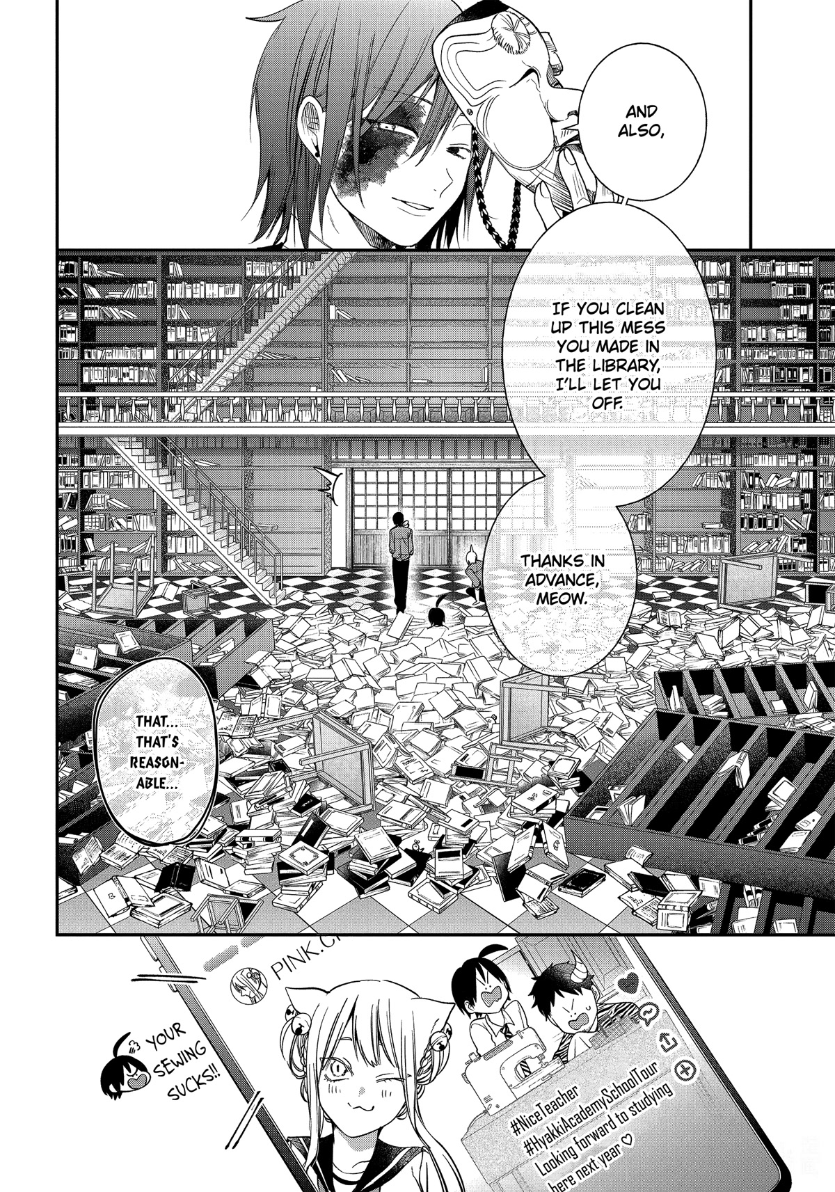 Youkai Gakkou no Sensei Hajimemashita! Chap 95 - Next Chap 96