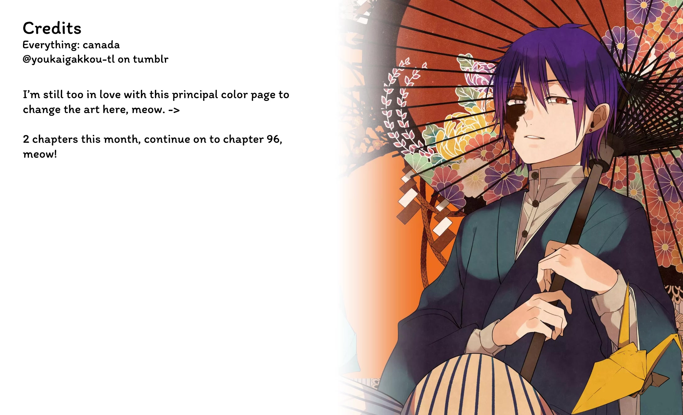 Youkai Gakkou no Sensei Hajimemashita! Chap 95 - Next Chap 96