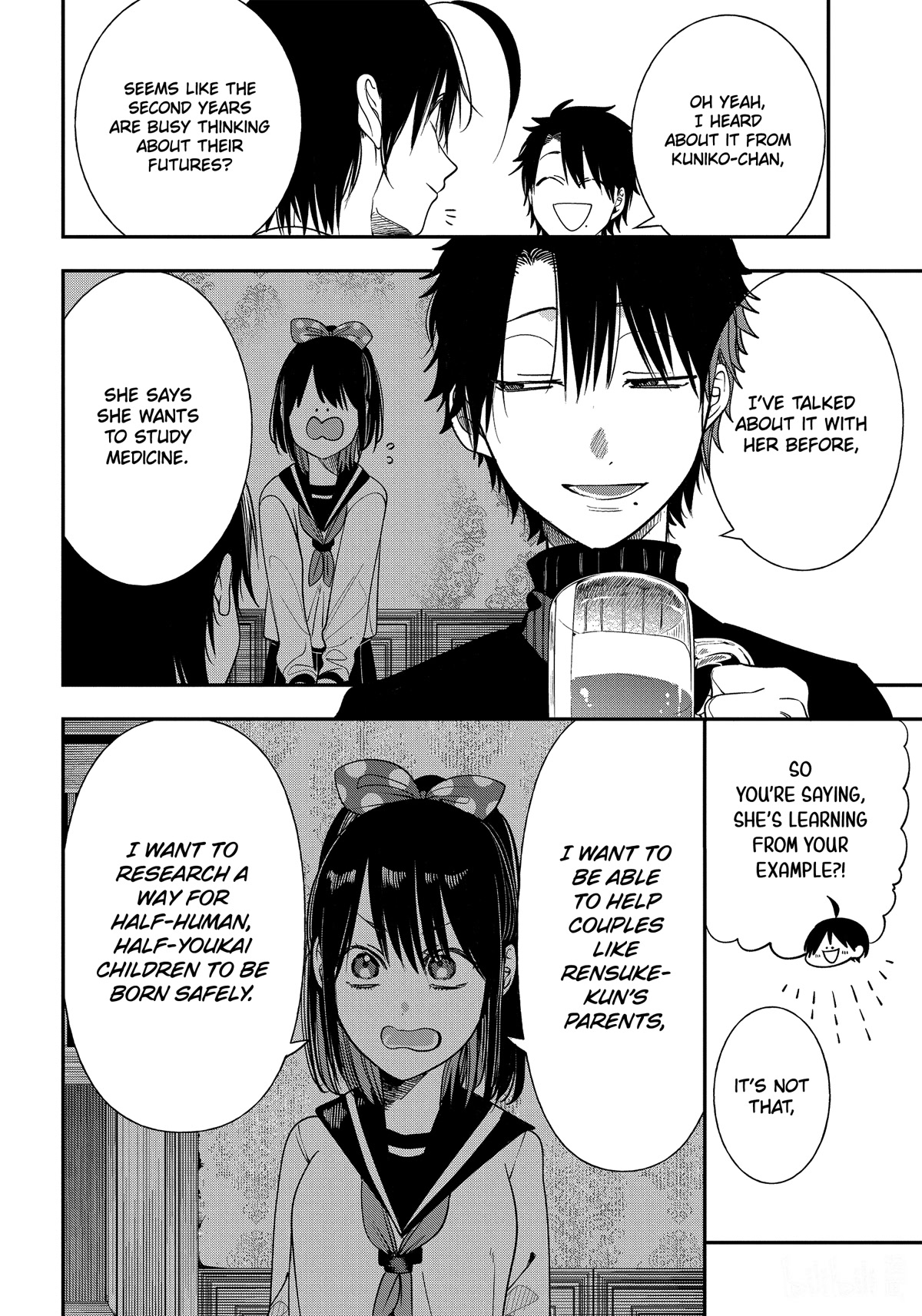 Youkai Gakkou no Sensei Hajimemashita! Chap 98 - Next Chap 99