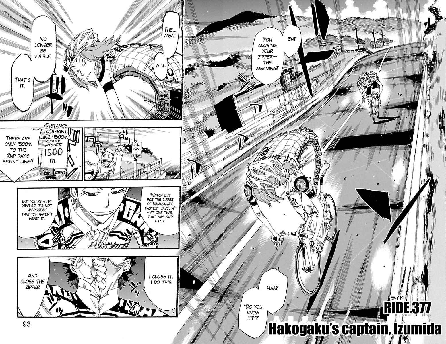Yowamushi Pedal Chap 377 - Next Chap 378