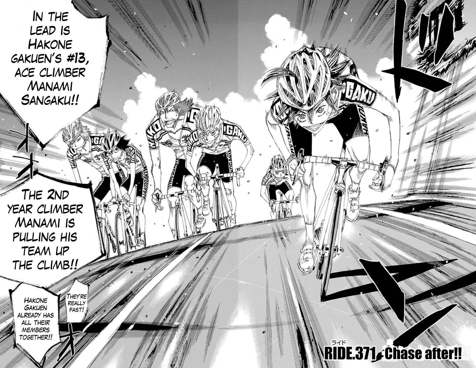 Yowamushi Pedal Chap 371 - Next Chap 372