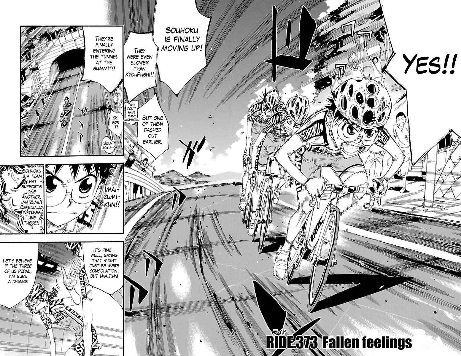 Yowamushi Pedal Chap 373 - Next Chap 374
