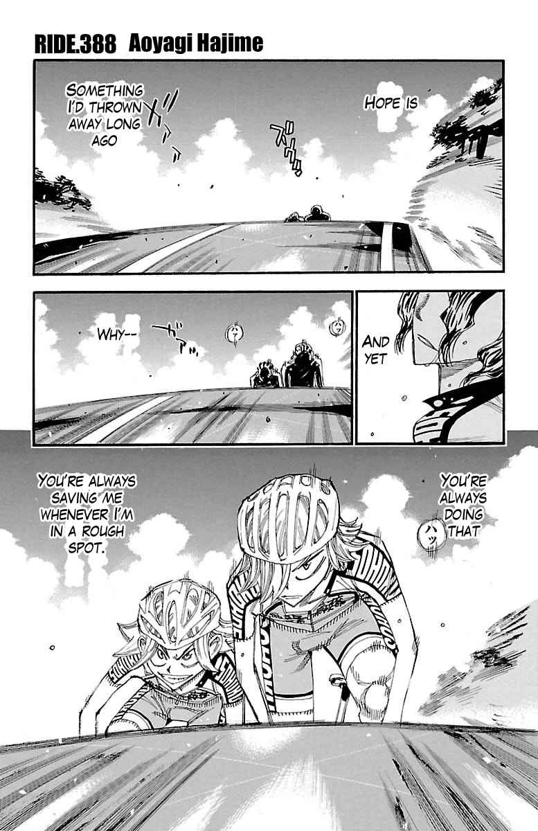 Yowamushi Pedal Chap 388 - Next Chap 389