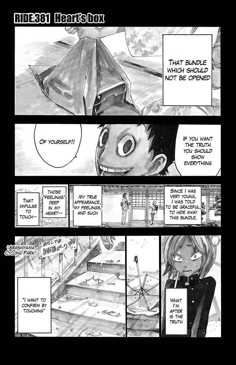 Yowamushi Pedal Chap 381 - Next Chap 382