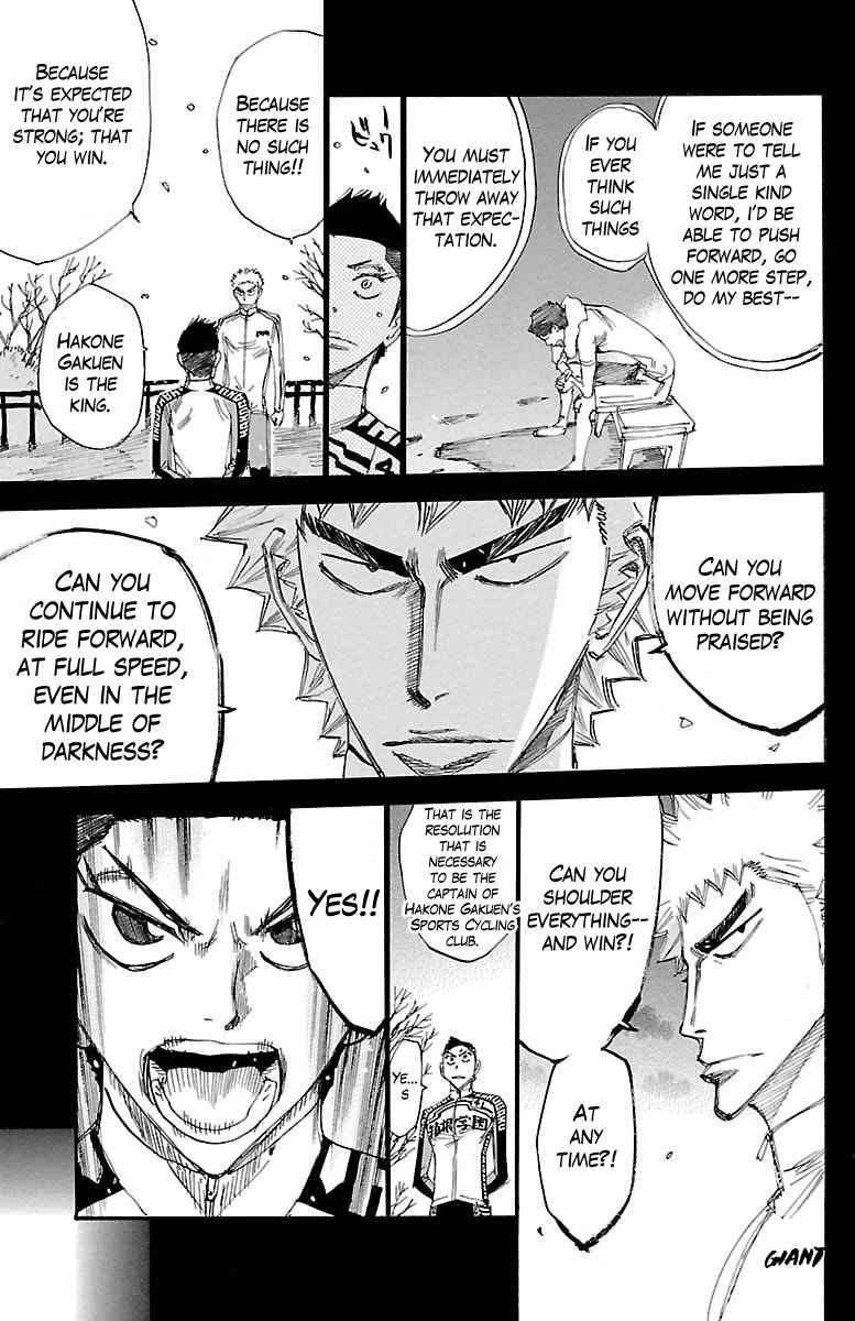Yowamushi Pedal Chap 382 - Next Chap 383