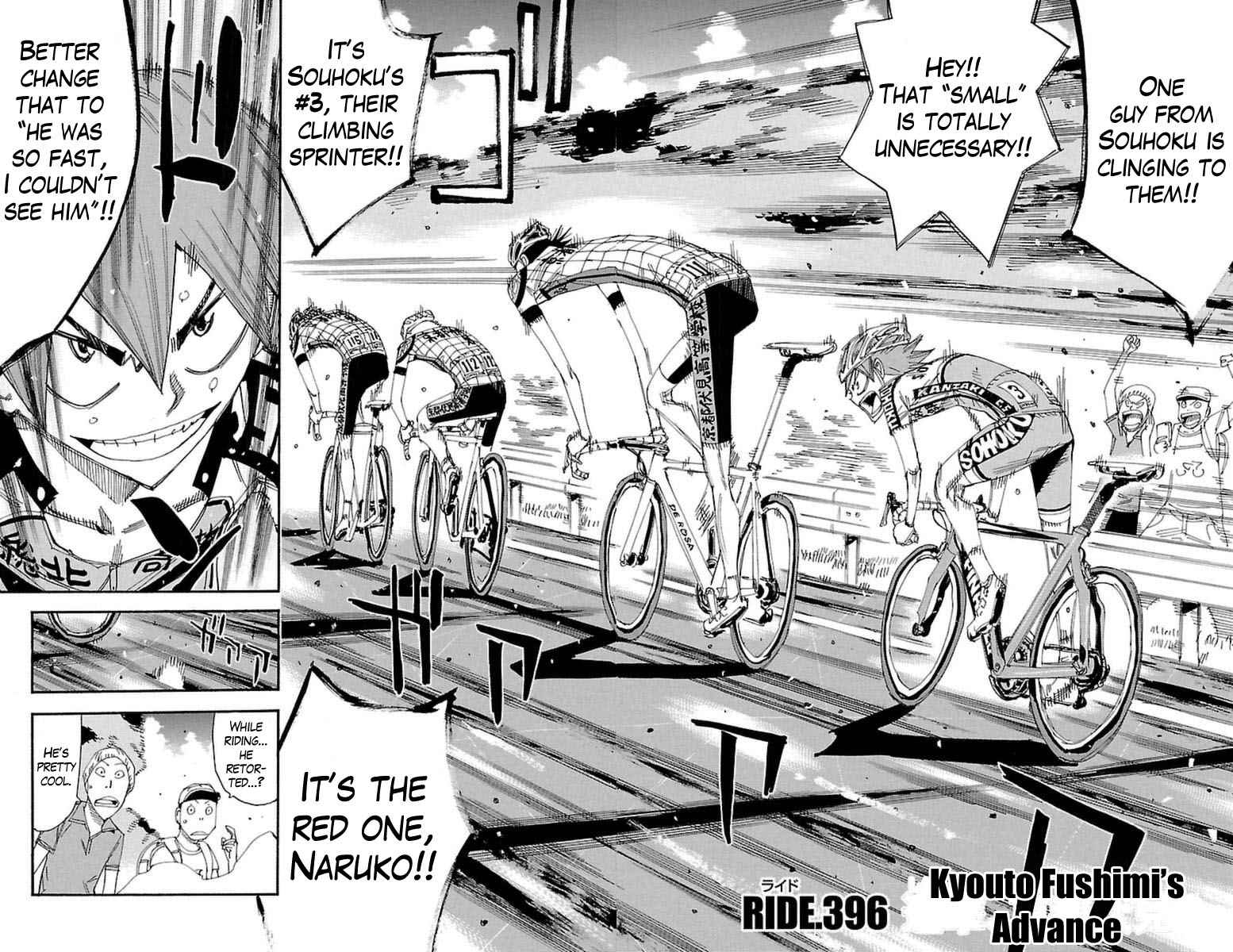 Yowamushi Pedal Chap 396 - Next Chap 397