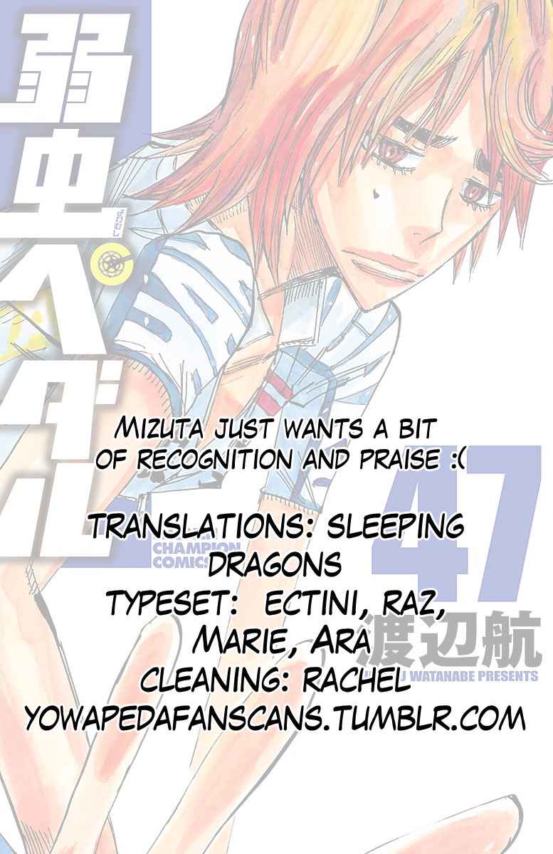 Yowamushi Pedal Chap 399 - Next Chap 400