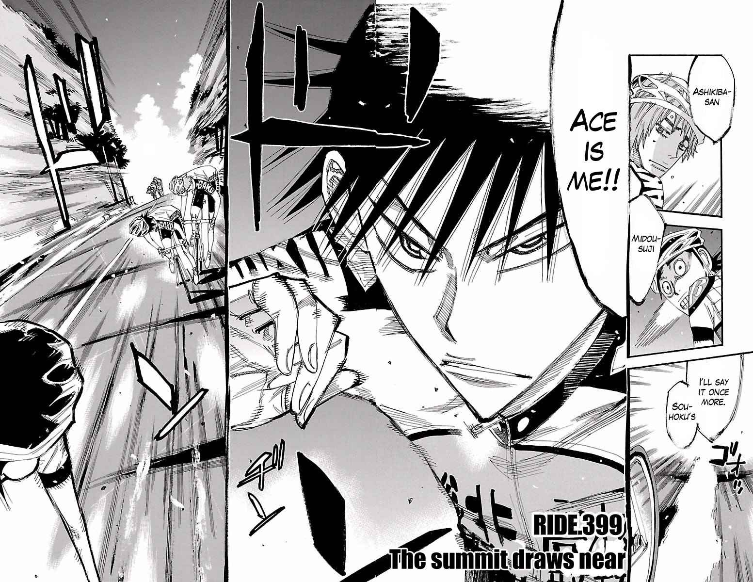 Yowamushi Pedal Chap 399 - Next Chap 400