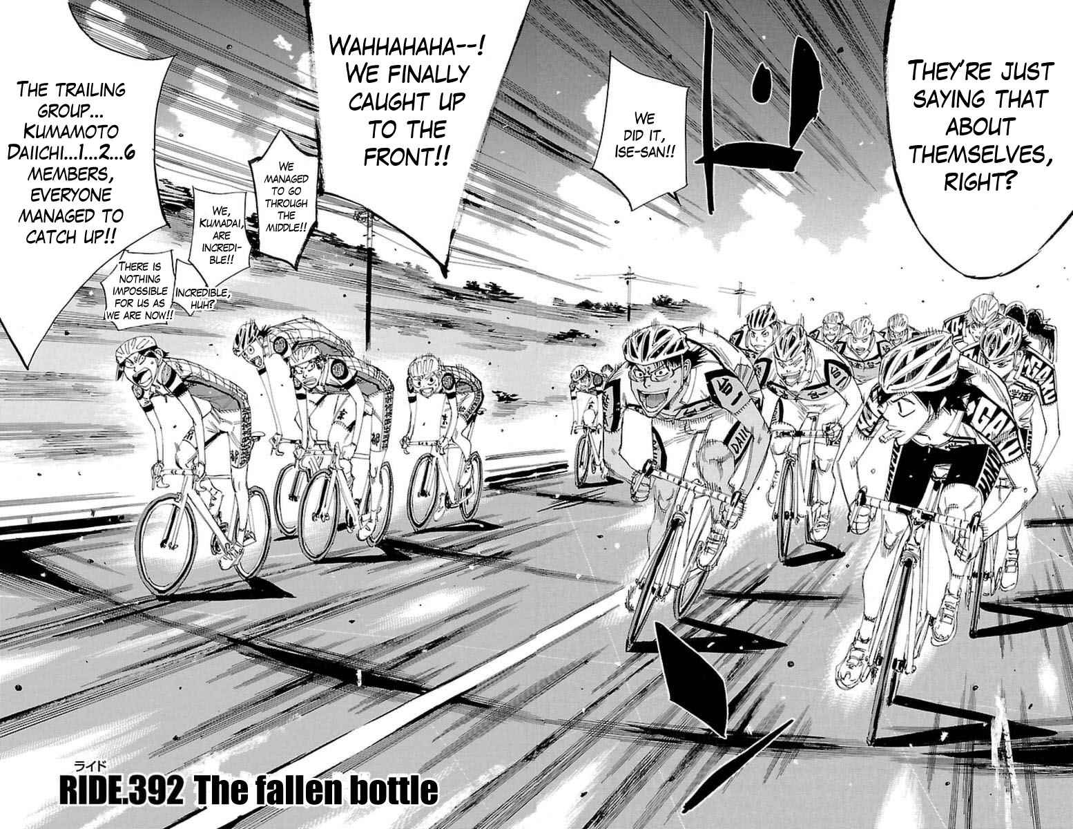 Yowamushi Pedal Chap 392 - Next Chap 393