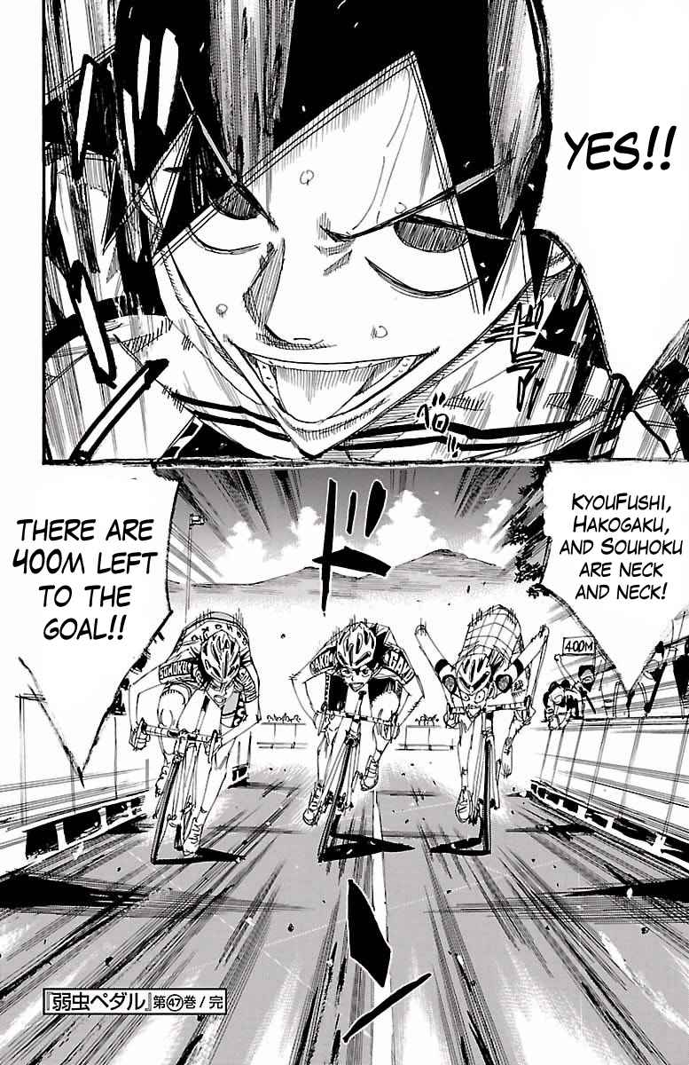 Yowamushi Pedal Chap 407 - Next Chap 408