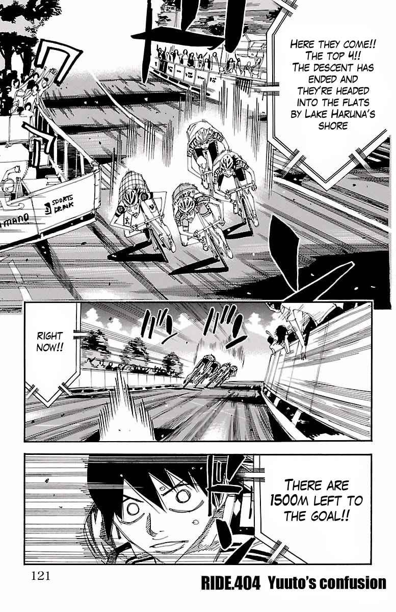 Yowamushi Pedal Chap 404 - Next Chap 405