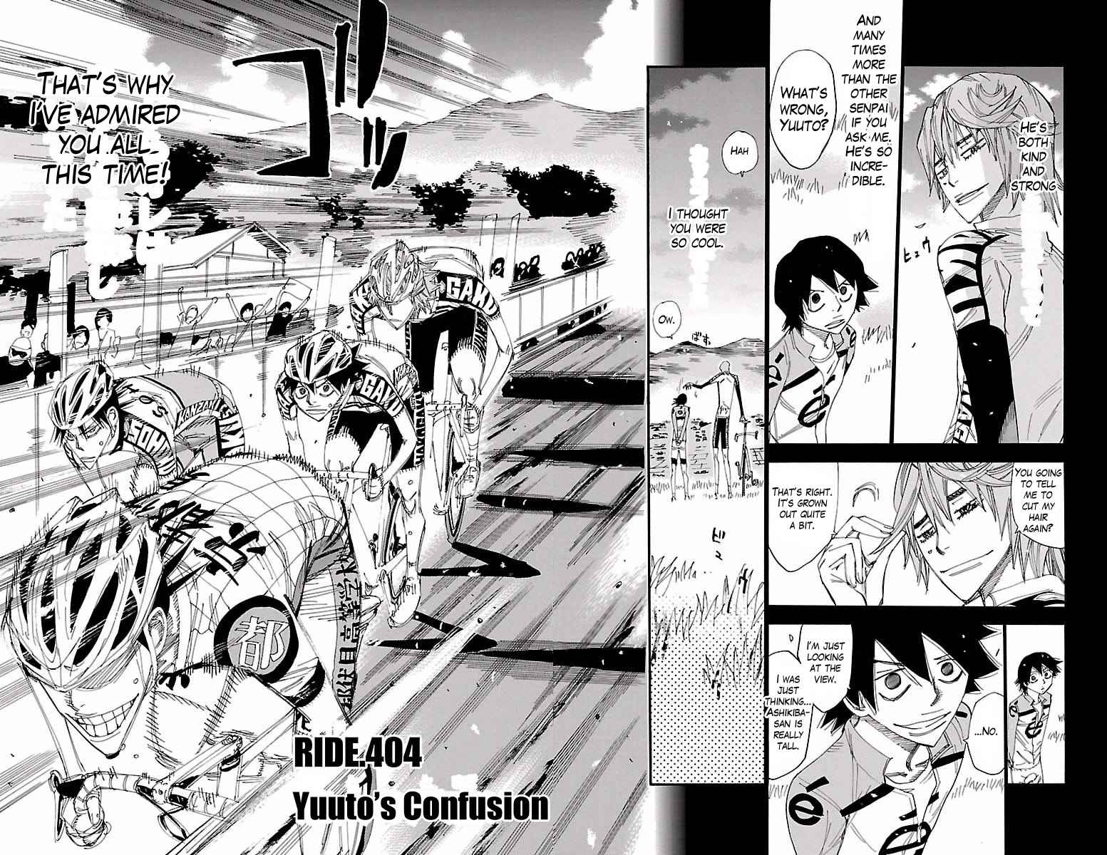Yowamushi Pedal Chap 404 - Next Chap 405