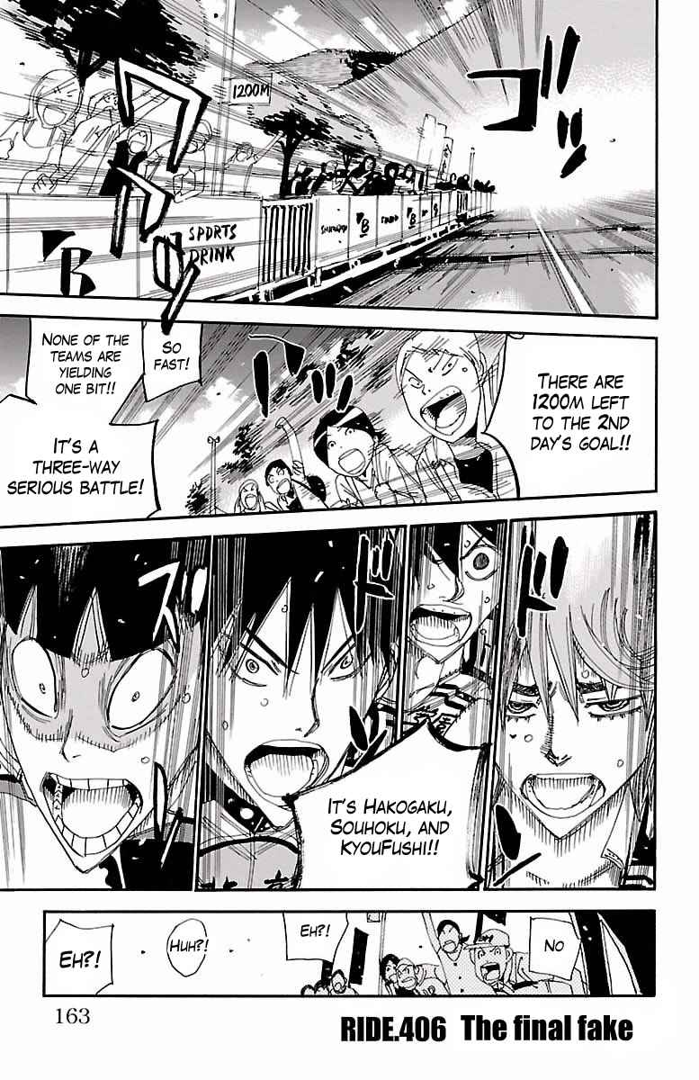 Yowamushi Pedal Chap 406 - Next Chap 407