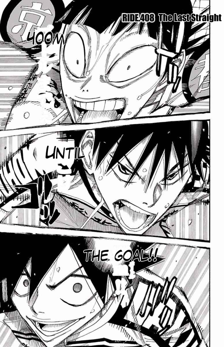 Yowamushi Pedal Chap 408 - Next Chap 409