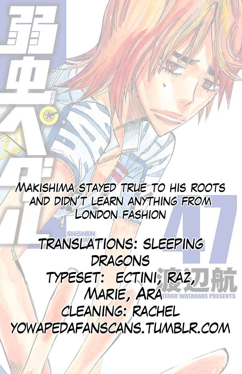 Yowamushi Pedal Chap 400 - Next Chap 401