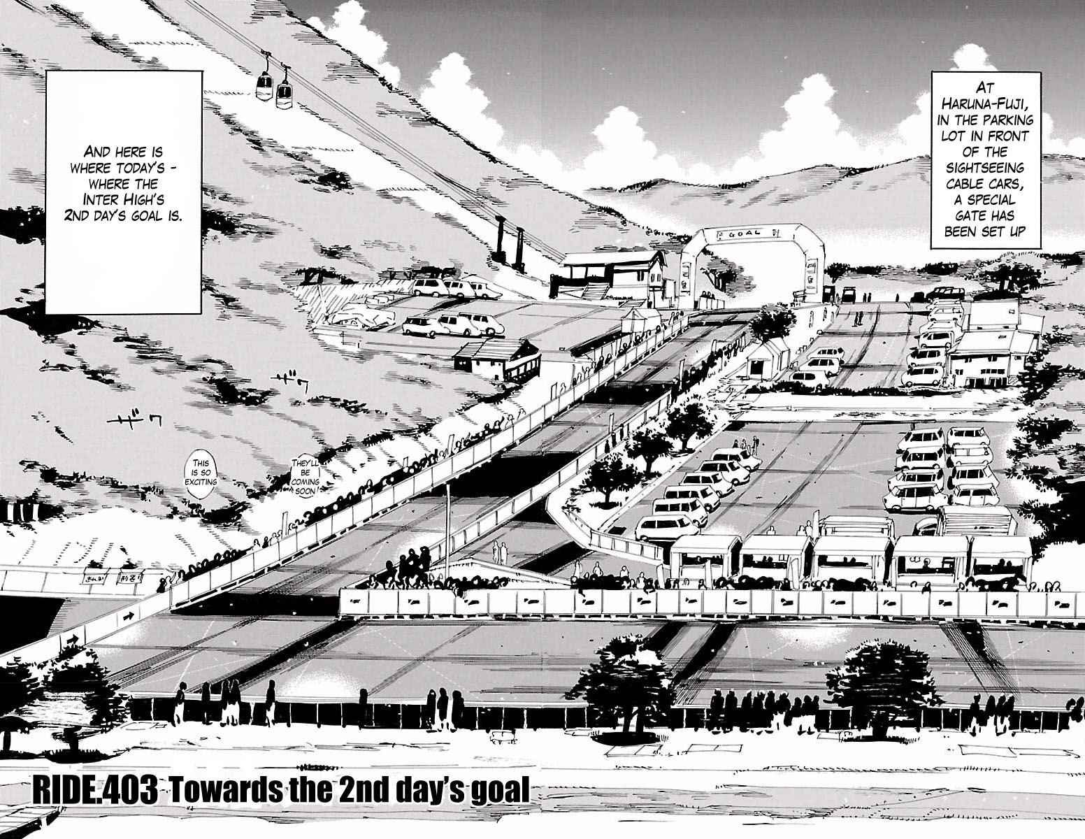 Yowamushi Pedal Chap 403 - Next Chap 404