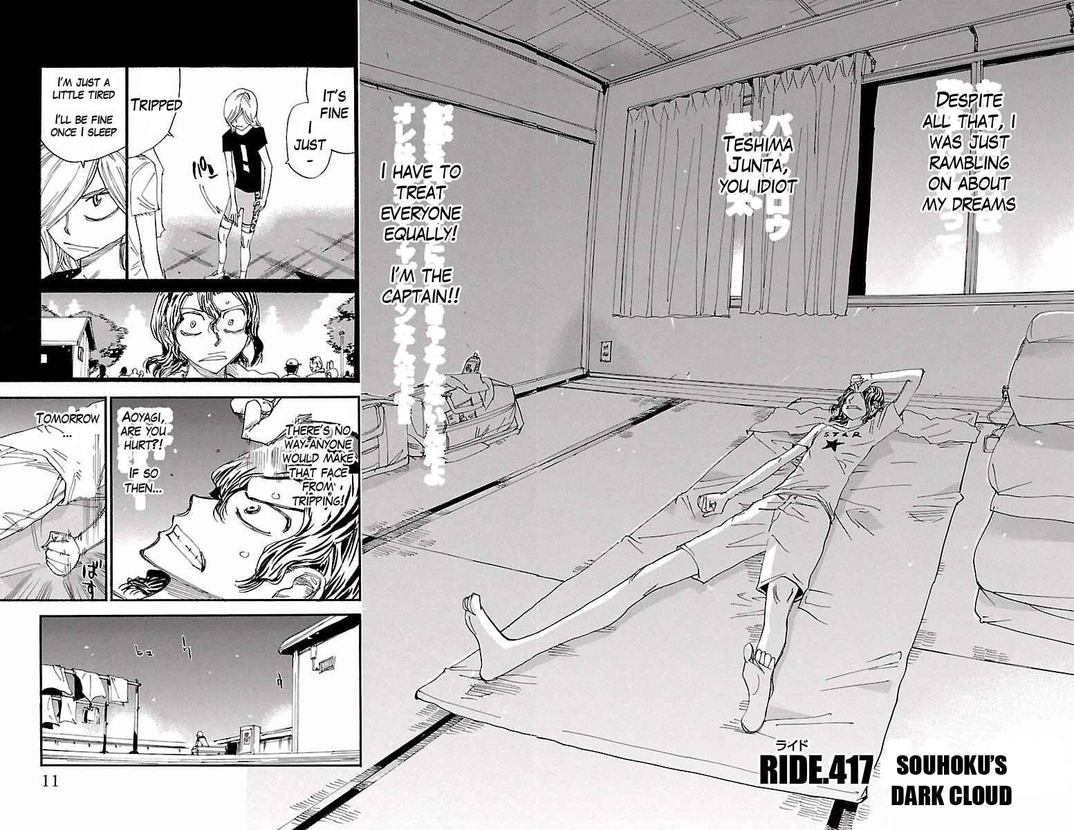 Yowamushi Pedal Chap 417 - Next Chap 418