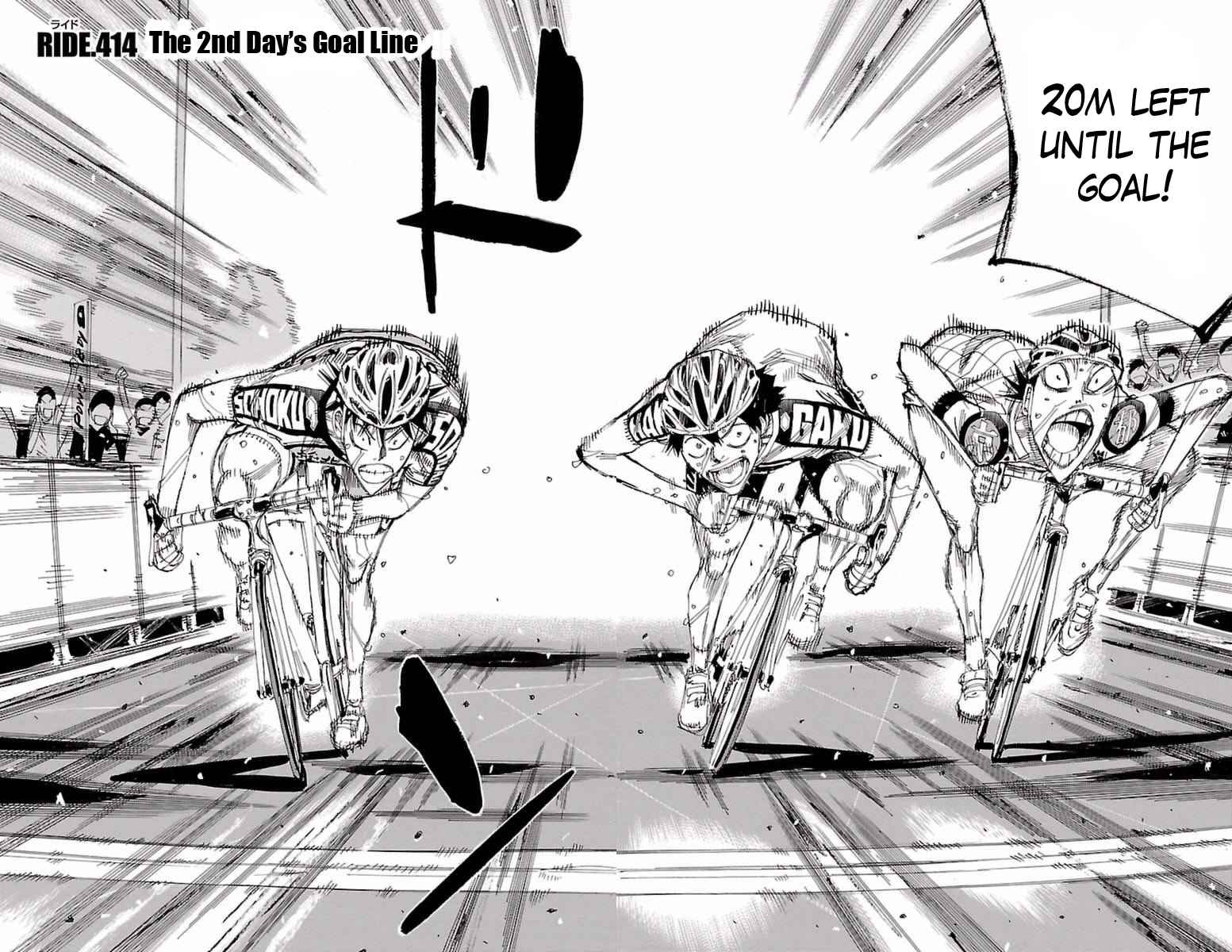 Yowamushi Pedal Chap 414 - Next Chap 415