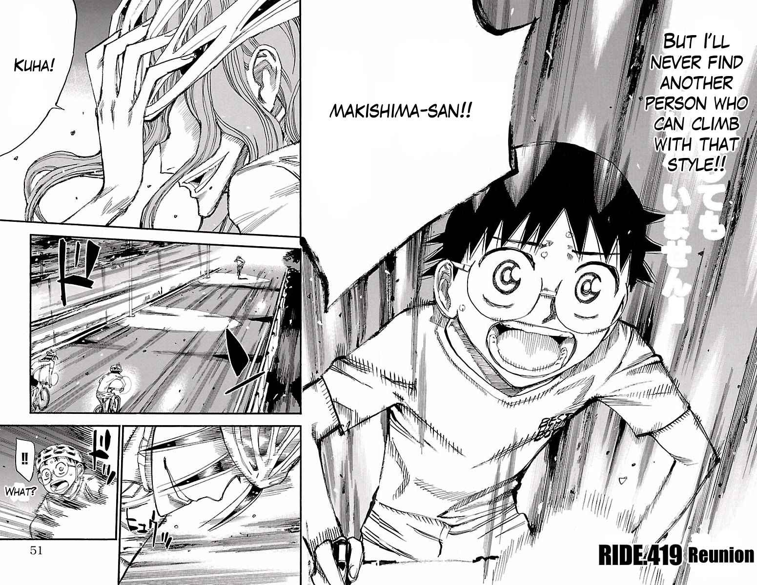 Yowamushi Pedal Chap 419 - Next Chap 420