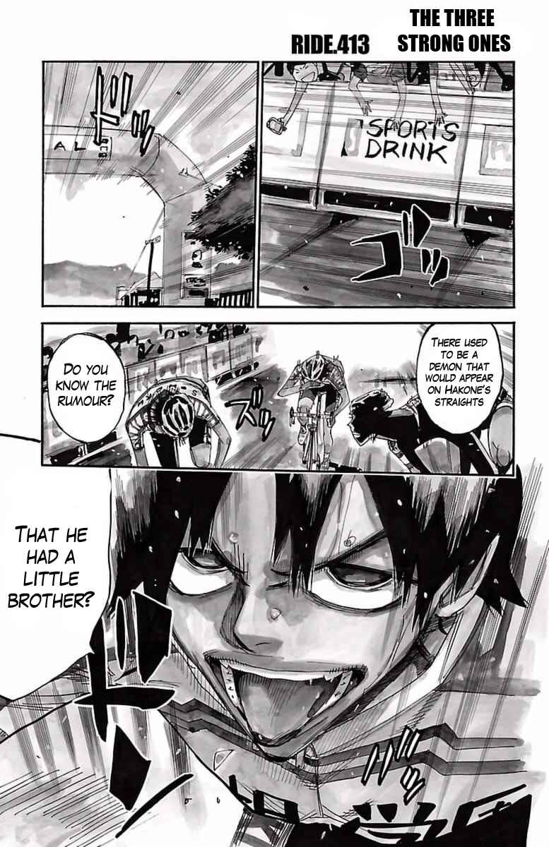 Yowamushi Pedal Chap 413 - Next Chap 414