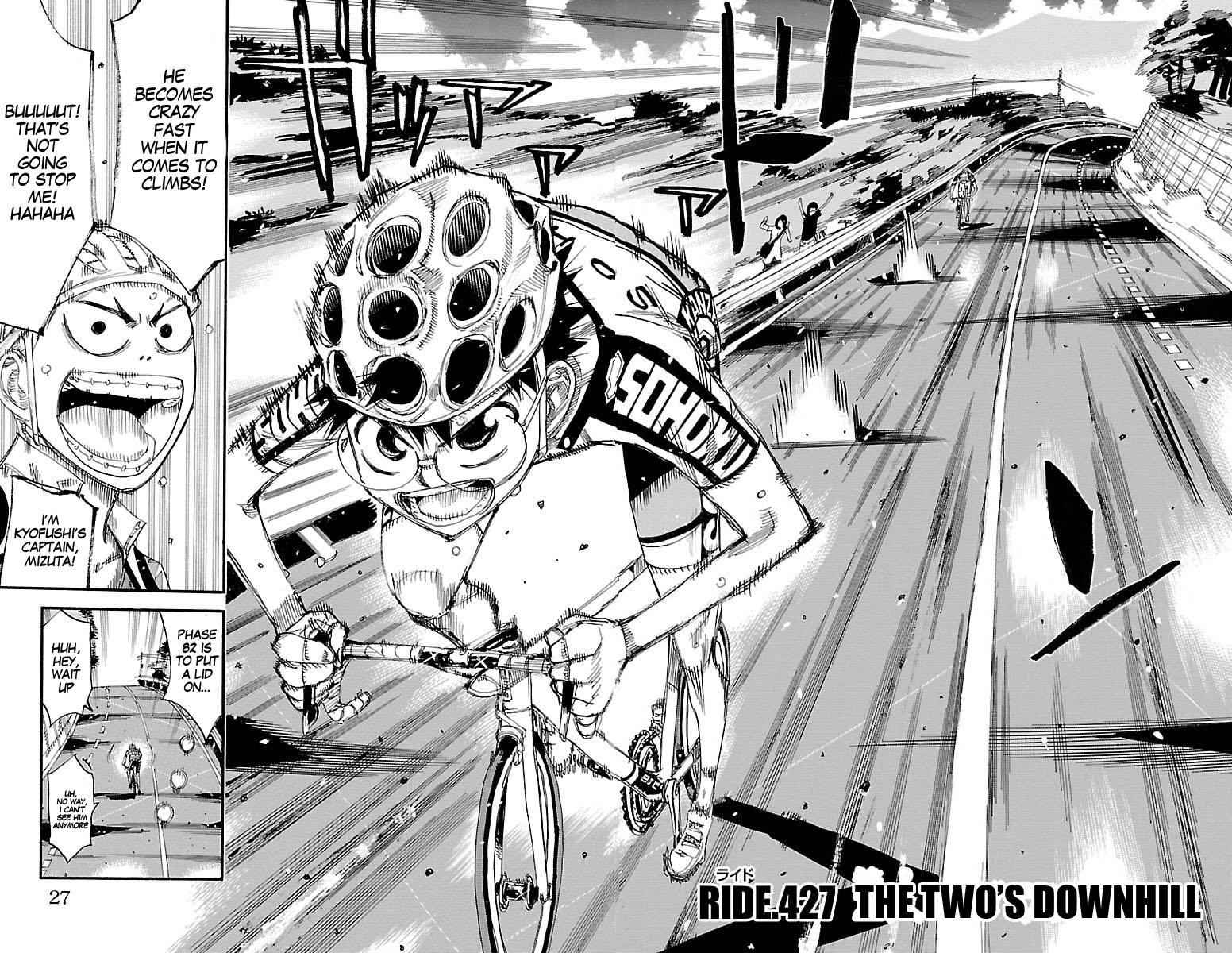 Yowamushi Pedal Chap 427 - Next Chap 428