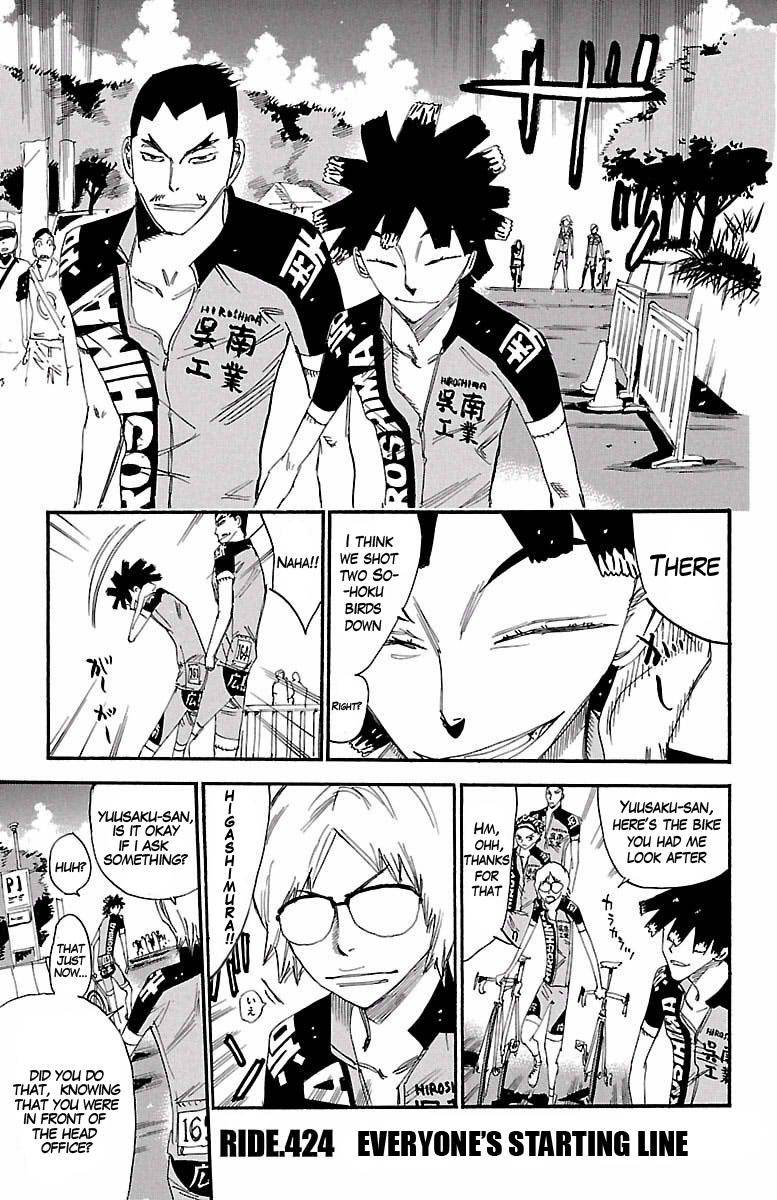 Yowamushi Pedal Chap 424 - Next Chap 425