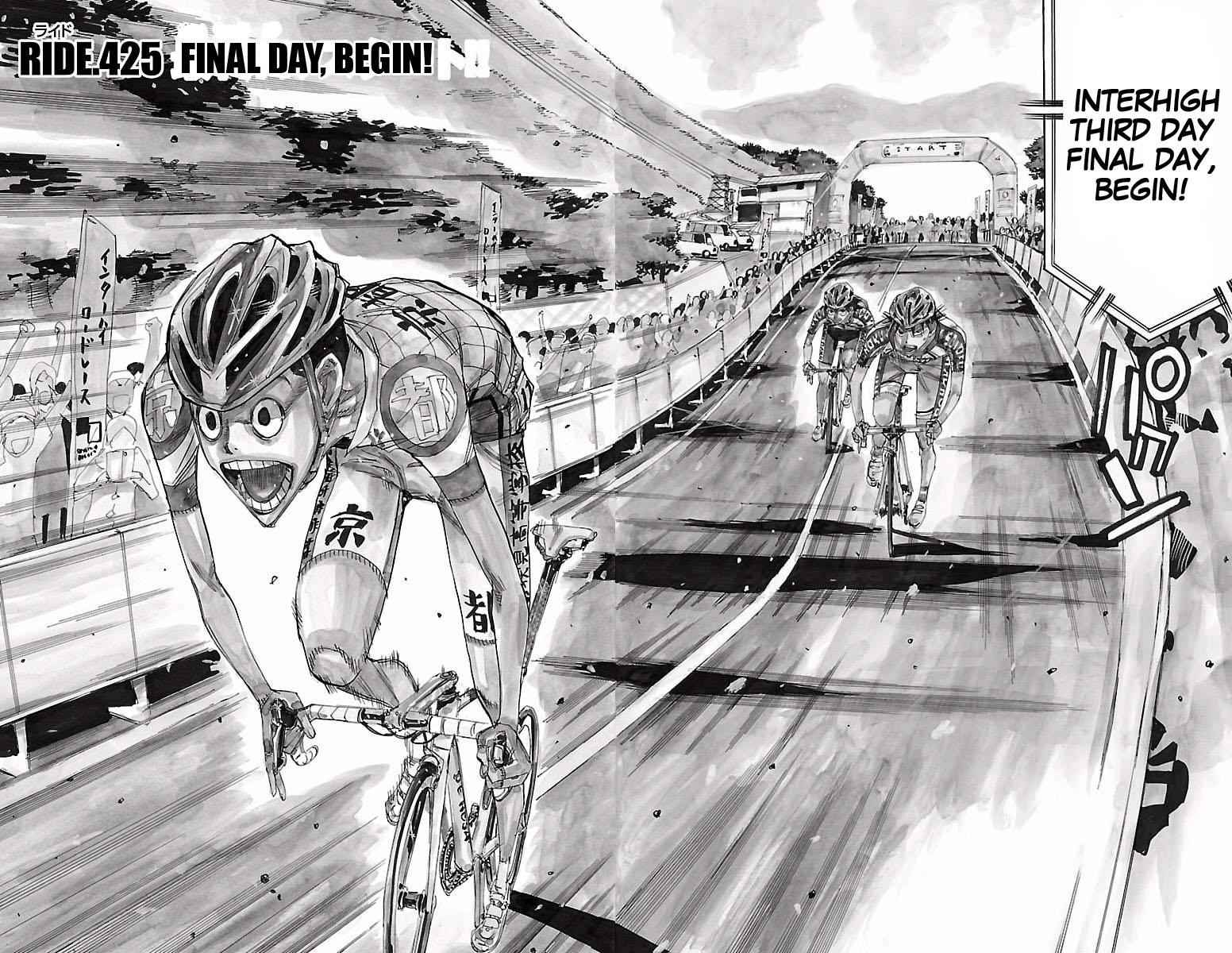 Yowamushi Pedal Chap 425 - Next Chap 426