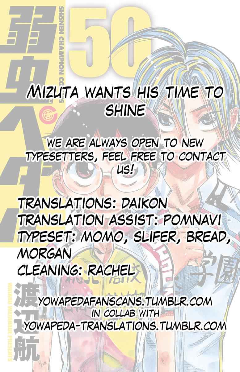 Yowamushi Pedal Chap 426 - Next Chap 427