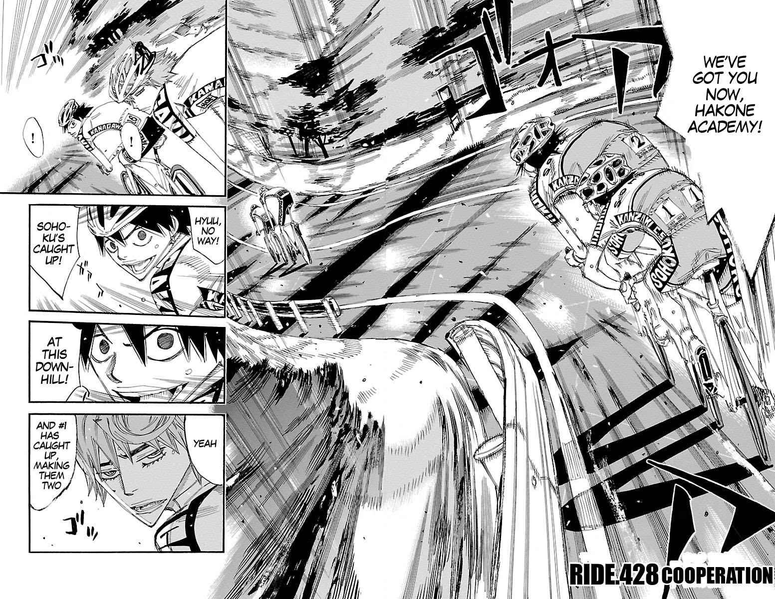 Yowamushi Pedal Chap 428 - Next Chap 429