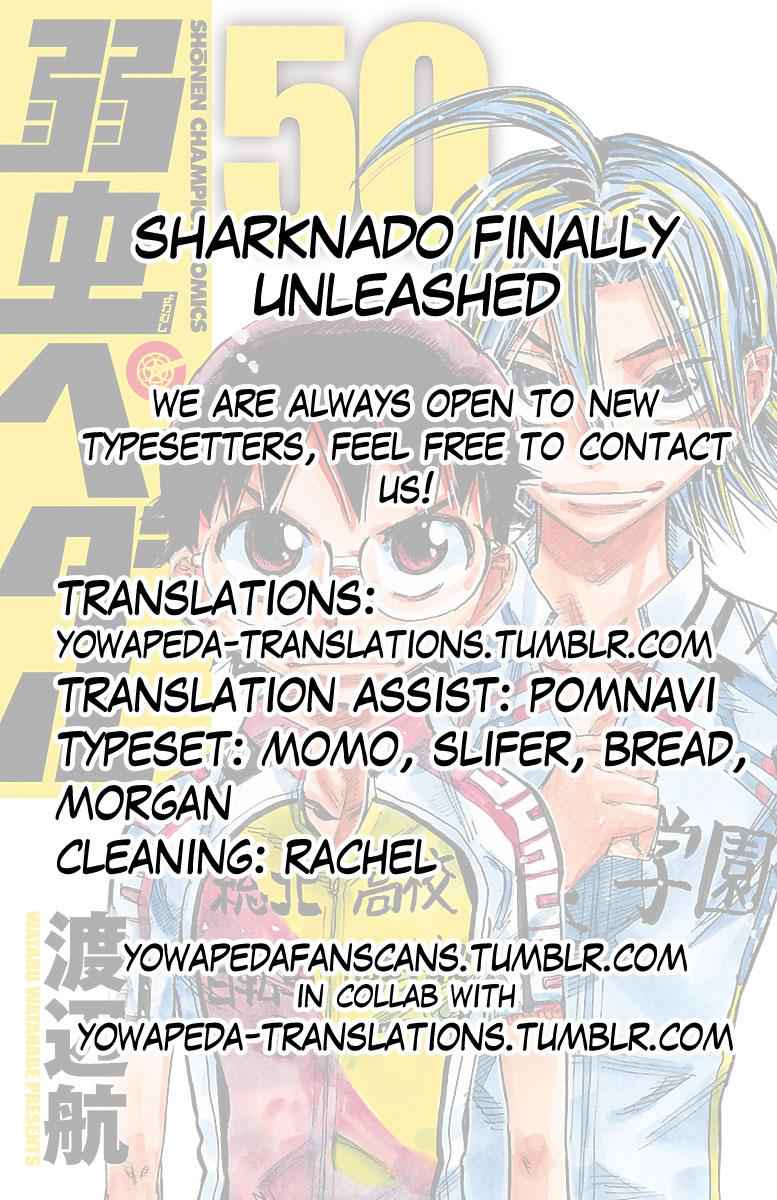 Yowamushi Pedal Chap 429 - Next Chap 430