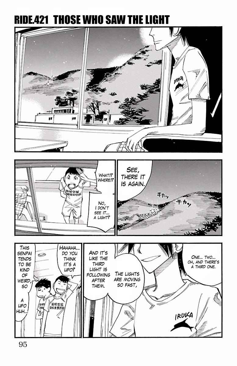 Yowamushi Pedal Chap 421 - Next Chap 422