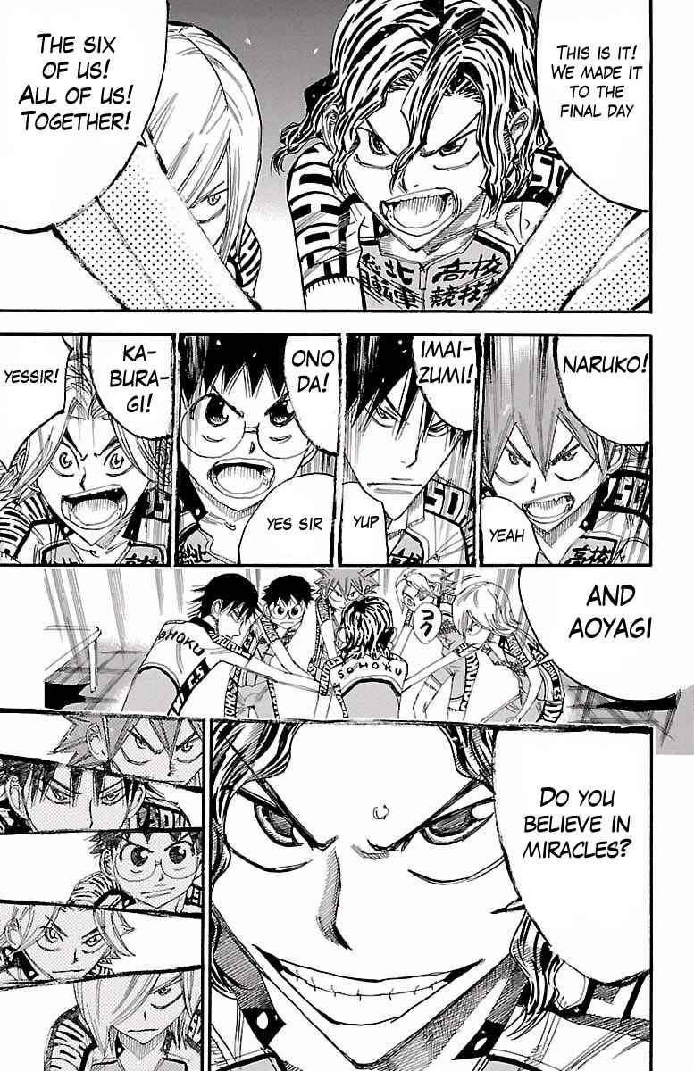 Yowamushi Pedal Chap 422 - Next Chap 423